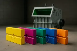 HSI impact crusher blow bars